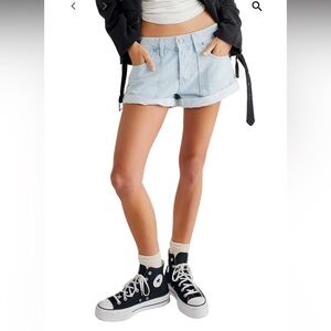 We The Free Beginners Luck Low Rise Slouch Shorts